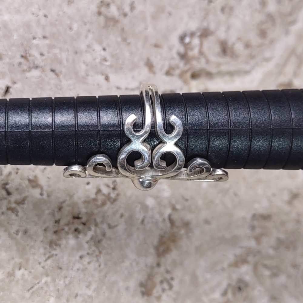 Sterling Silver Scroll Ring - image 6